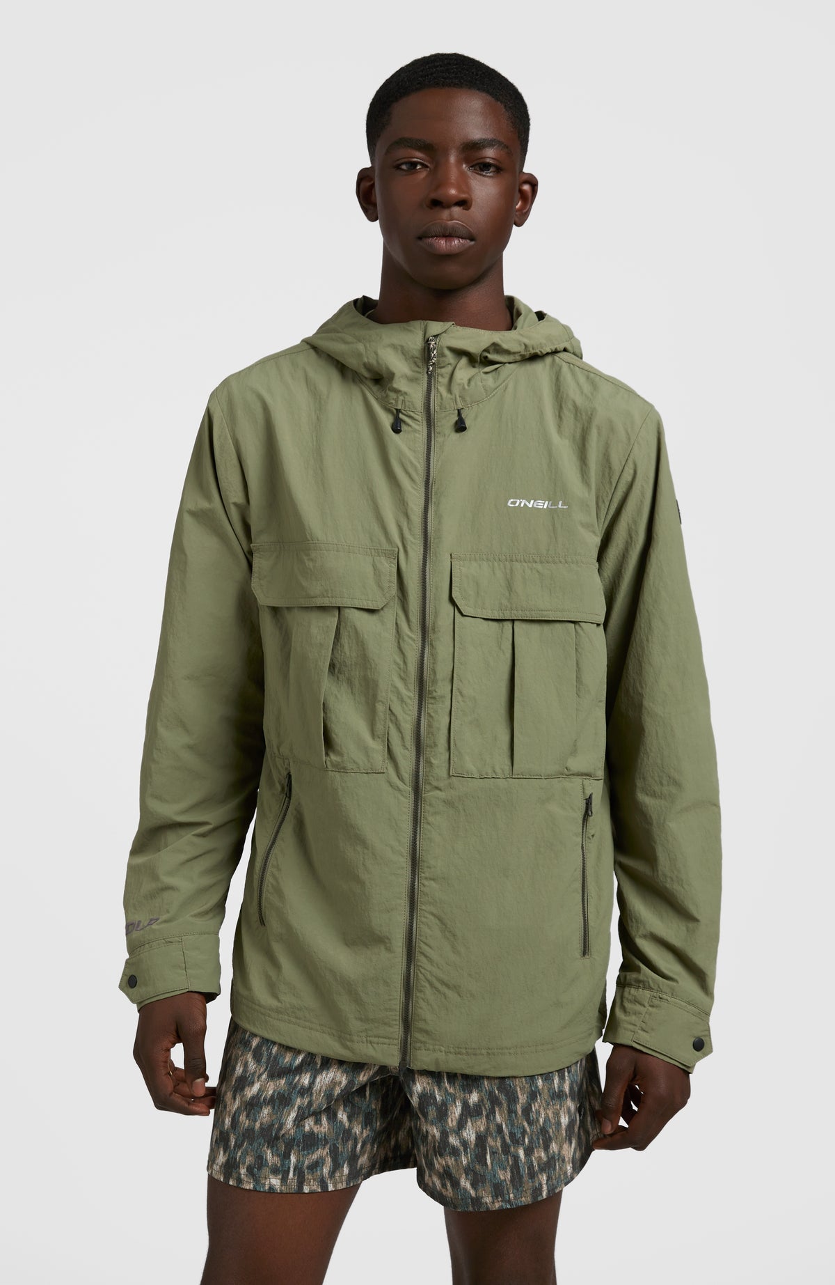 Stussy tech jacket on sale with patch pockets