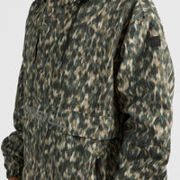 Modular Anorak Jacket | Green Minimal Camo