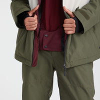 Carbonite Snow Jacket | Windsor Wine Colour Block