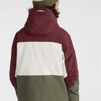 Carbonite Snow Jacket | Windsor Wine Colour Block