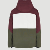 Carbonite Snow Jacket | Windsor Wine Colour Block