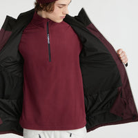 Diabase Snow Jacket | Windsor Wine Colour Block