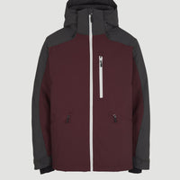 Diabase Snow Jacket | Windsor Wine Colour Block