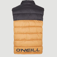 O'Riginals Puffer Vest | Rich Caramel Colour block