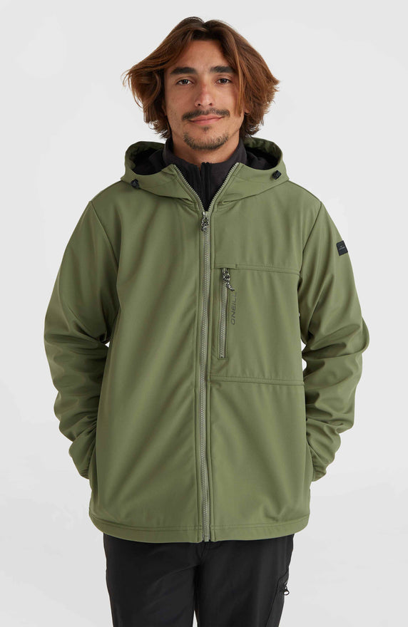 O'Neill TRVLR Series Softshell Jacket | Black Out