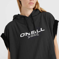 O'Neill TRVL Series Water-Repellent Poncho | Black Out