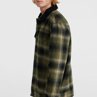 Fleece-Lined Jacket | Green Check Small