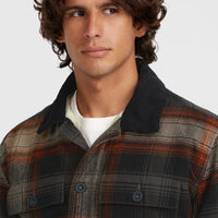 Fleece-Lined Jacket | Grey Check Small