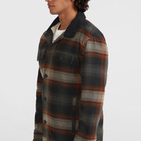 Fleece-Lined Jacket | Grey Check Small