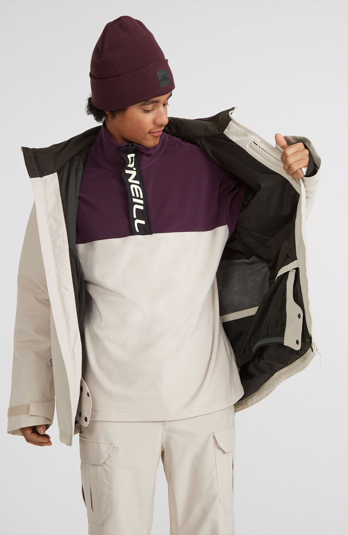 Utility Hybrid Snow Jacket | Atmosphere Colour Block