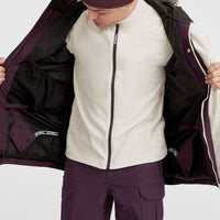 O'Riginals Hybrid Snow Jacket | Aubergine Colour Block