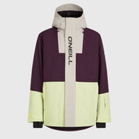 O'Riginals Hybrid Snow Jacket | Aubergine Colour Block