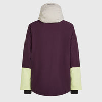 O'Riginals Hybrid Snow Jacket | Aubergine Colour Block