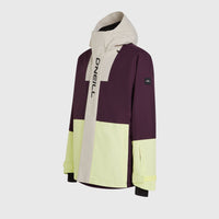 O'Riginals Hybrid Snow Jacket | Aubergine Colour Block