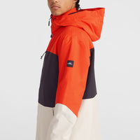 Carbonite Snow Jacket | Paprika Flame Colour Block