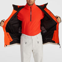 Carbonite Snow Jacket | Paprika Flame Colour Block