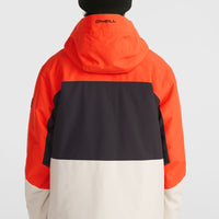 Carbonite Snow Jacket | Paprika Flame Colour Block