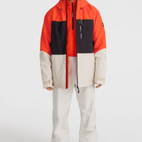 Carbonite Snow Jacket | Paprika Flame Colour Block