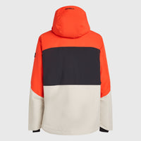 Carbonite Snow Jacket | Paprika Flame Colour Block