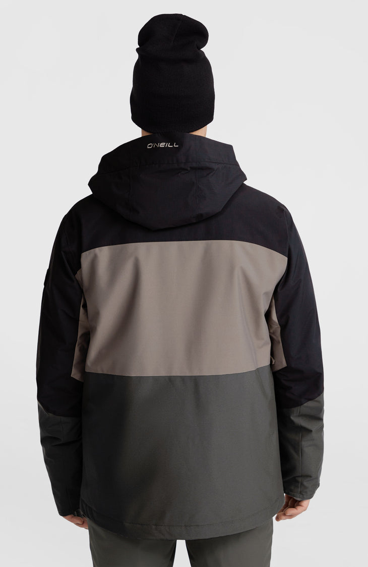 Carbonite Snow Jacket | Black Out Colour Block