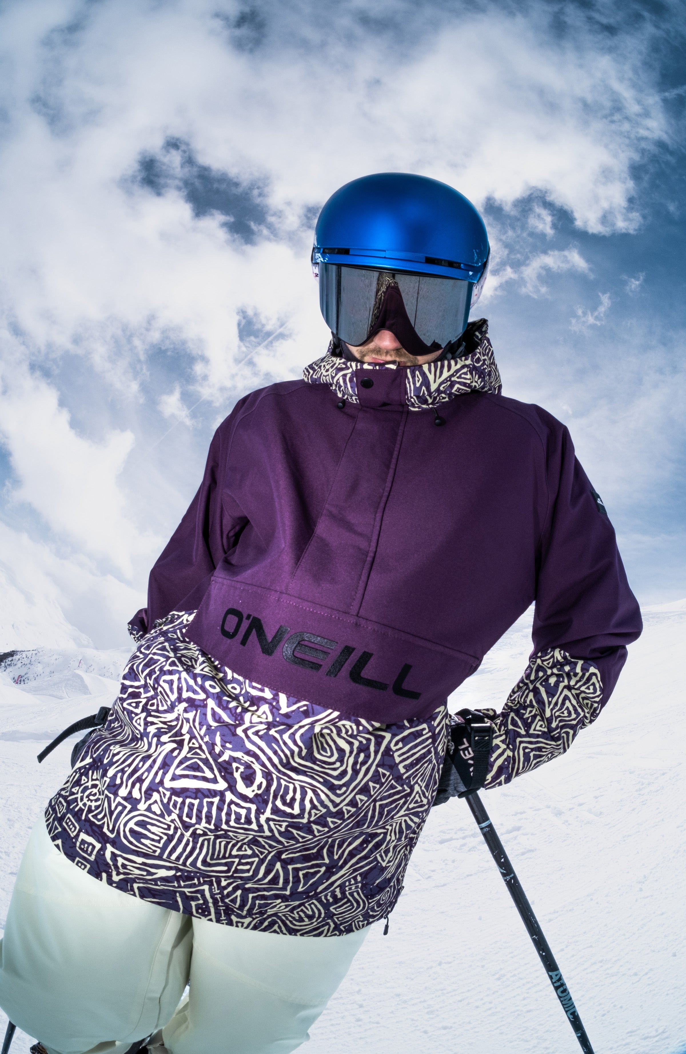 O'Riginals Anorak Snow Jacket | Dark Purple Sketcheritage – O'Neill UK