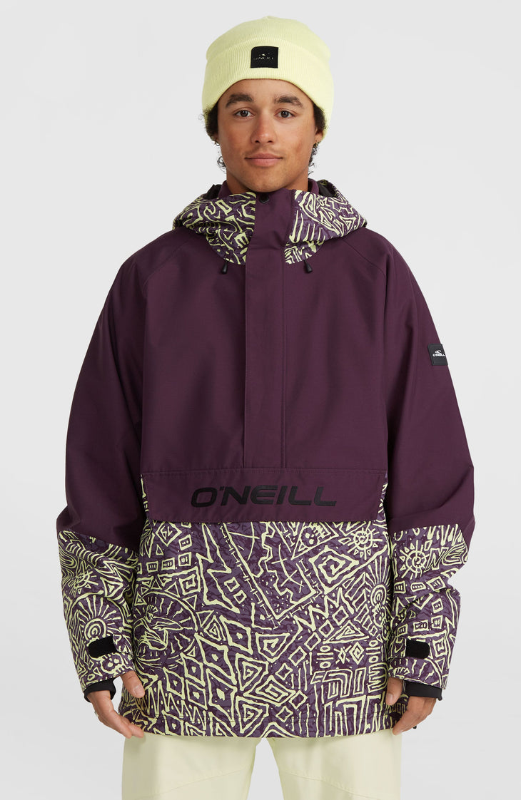 O'Riginals Anorak Snow Jacket | Dark Purple Sketcheritage