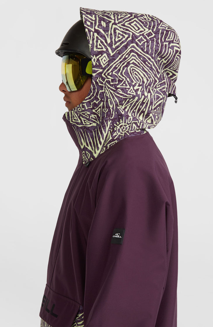 O'Riginals Anorak Snow Jacket | Dark Purple Sketcheritage