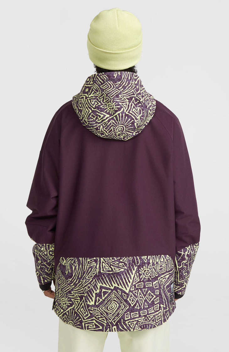 O'Riginals Anorak Snow Jacket | Dark Purple Sketcheritage
