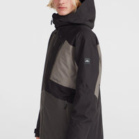 Hammer Block Snow Jacket | Black Out Colour Block