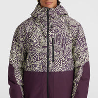 O'Riginals Block Snow Jacket | Dark Purple Sketcheritage