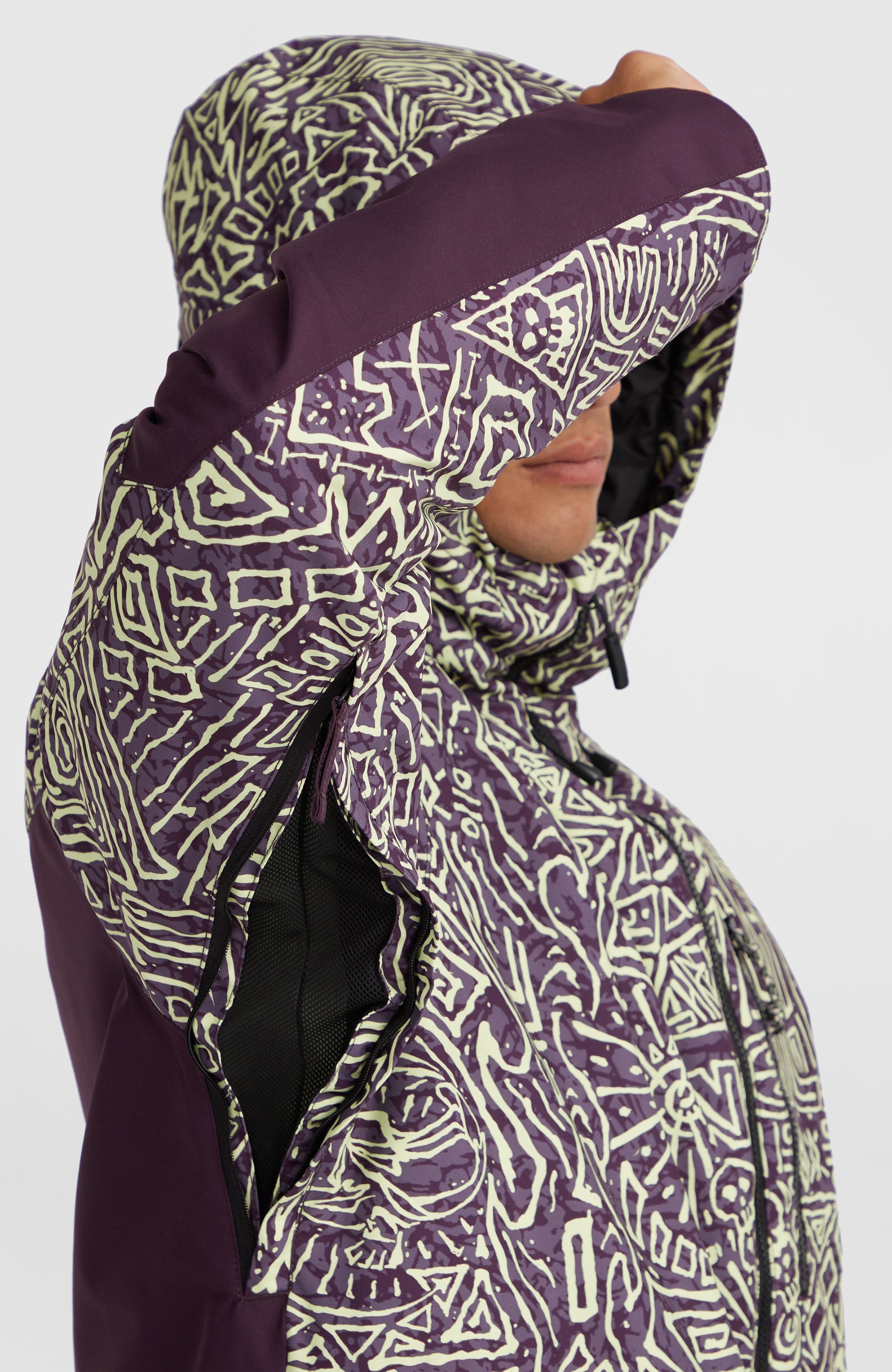 O'Riginals Block Snow Jacket | Dark Purple Sketcheritage – O'Neill UK