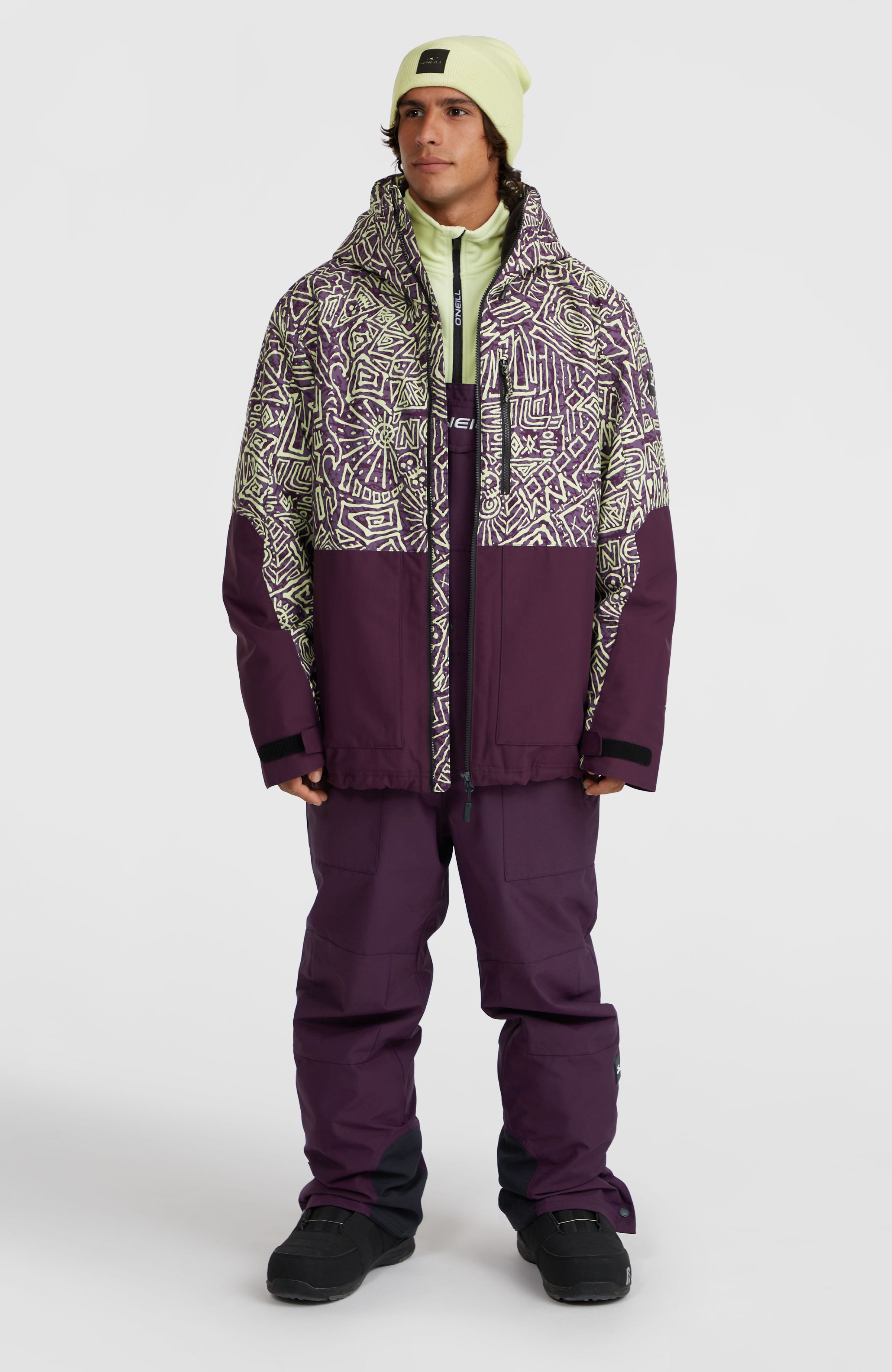 O'Riginals Block Snow Jacket | Dark Purple Sketcheritage – O'Neill UK