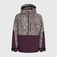 O'Riginals Block Snow Jacket | Dark Purple Sketcheritage