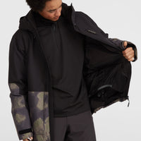 O'Riginals Block Snow Jacket | Black Night Camo