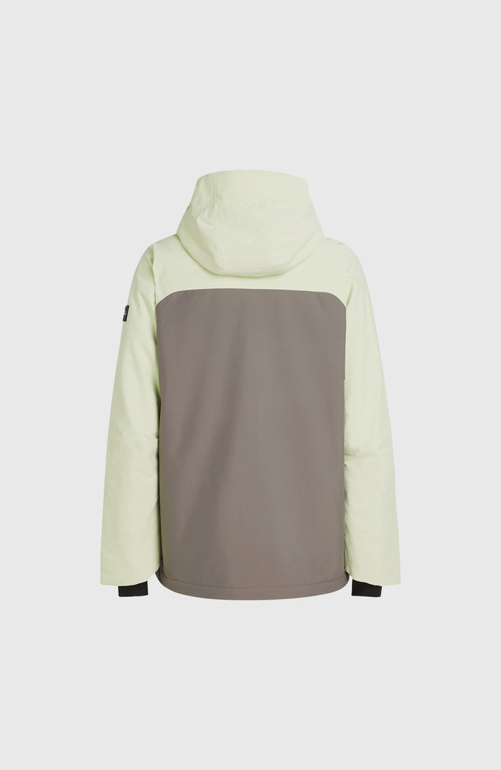 Hammer Plus Snow Jacket | Flint Stone Colour Block