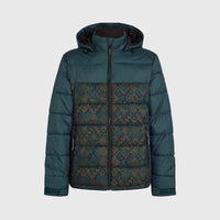 O'Riginals Puffer Jacket | Black Retro Ikat