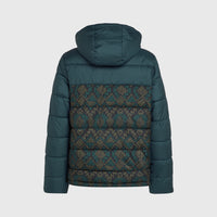 O'Riginals Puffer Jacket | Black Retro Ikat