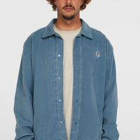 Cord Coach Jacket | Copen Blue