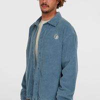 Cord Coach Jacket | Copen Blue