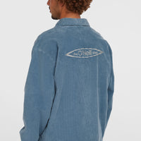 Cord Coach Jacket | Copen Blue