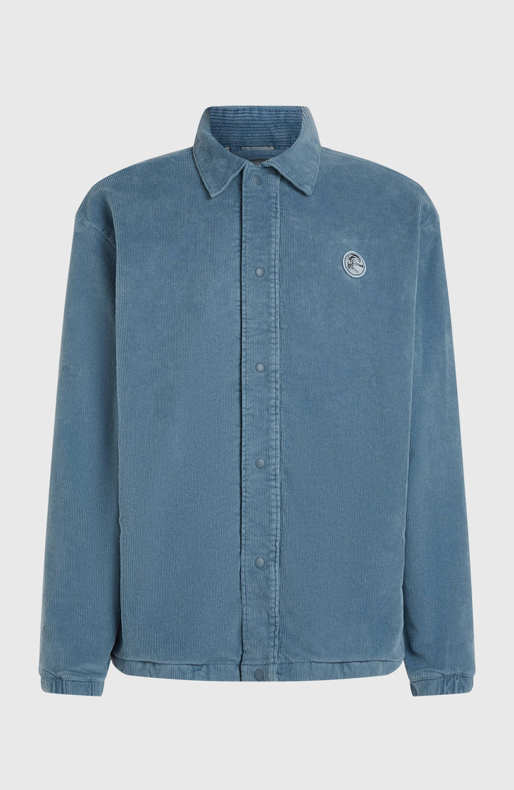 Cord Coach Jacket | Copen Blue