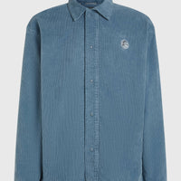 Cord Coach Jacket | Copen Blue