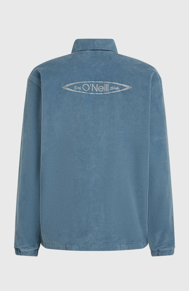 Cord Coach Jacket | Copen Blue