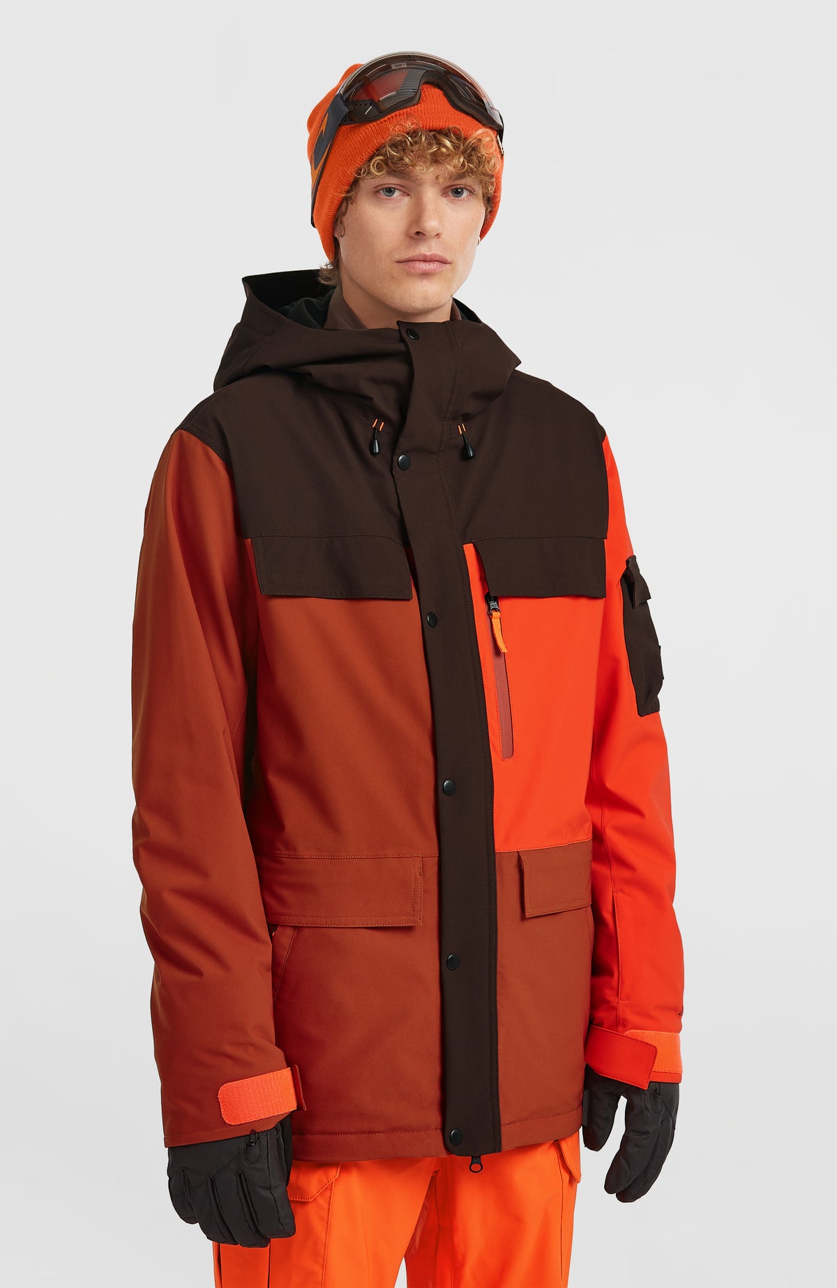 FWC'Peak Pro Snow Jacket | Bonfire Colour Block