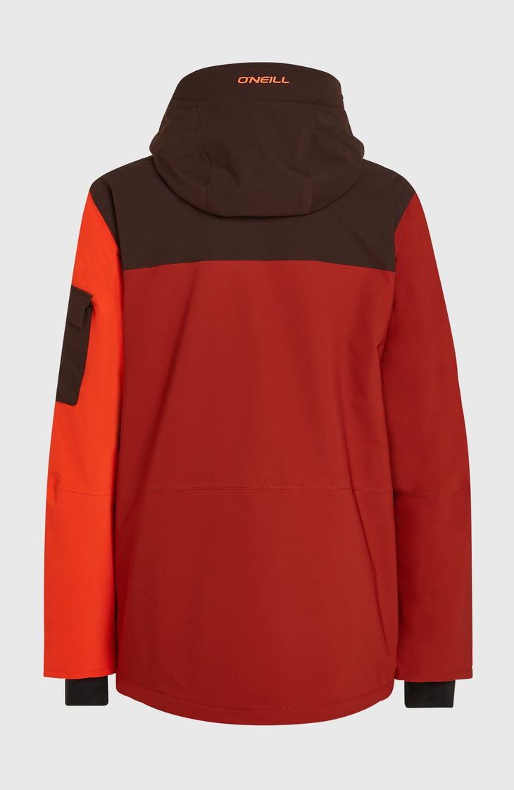 FWC'Peak Pro Snow Jacket | Bonfire Colour Block