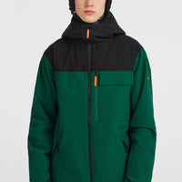 FWC'Peak Snow Jacket | Emerald Envy Colour Block