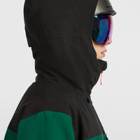 FWC'Peak Snow Jacket | Emerald Envy Colour Block