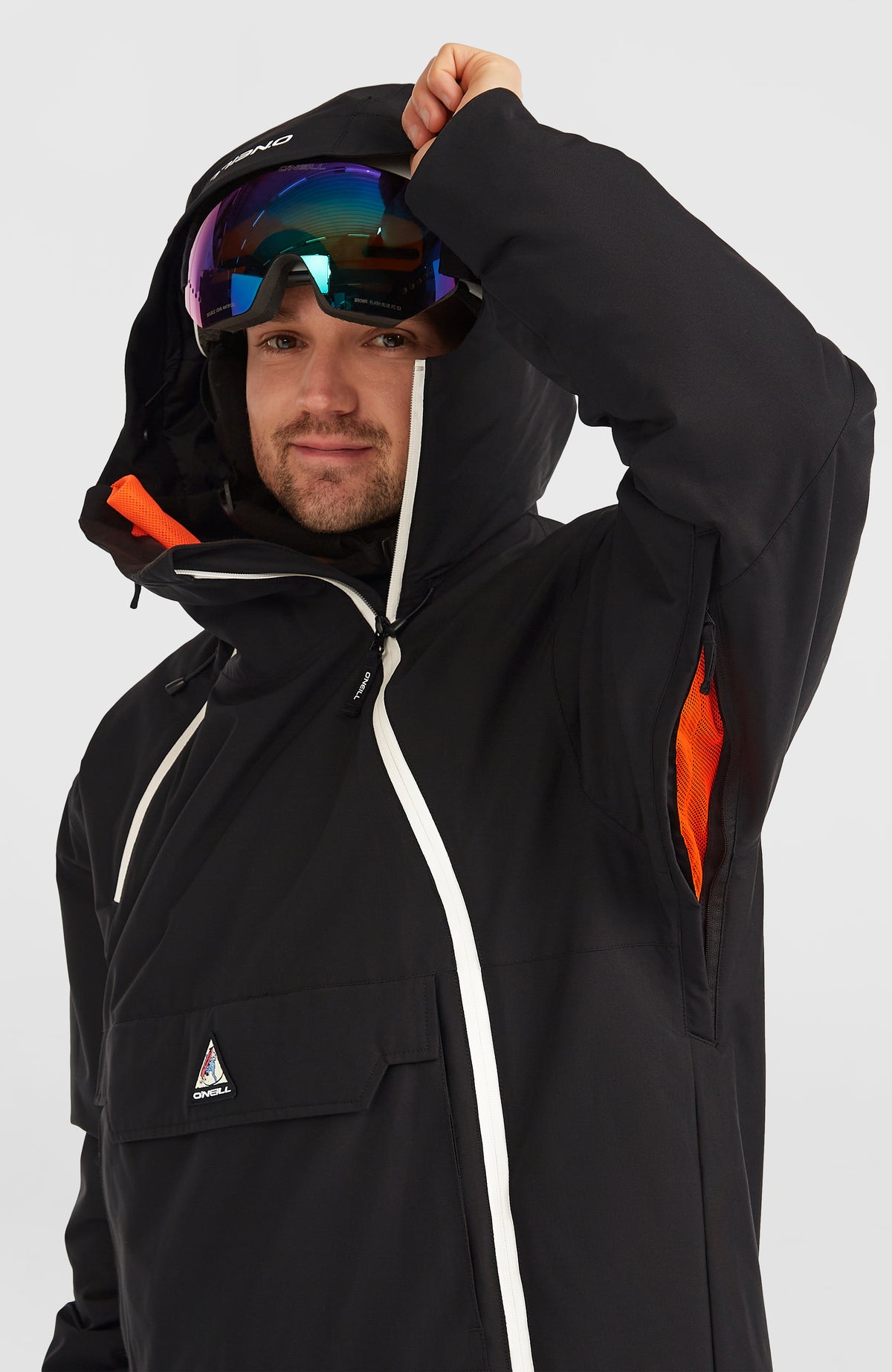 FWC'Play Asymmetric Snow Jacket | Black Out