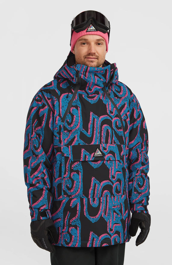 FWC'Play Asymmetric Snow Jacket | Ocean Melody Colour Block