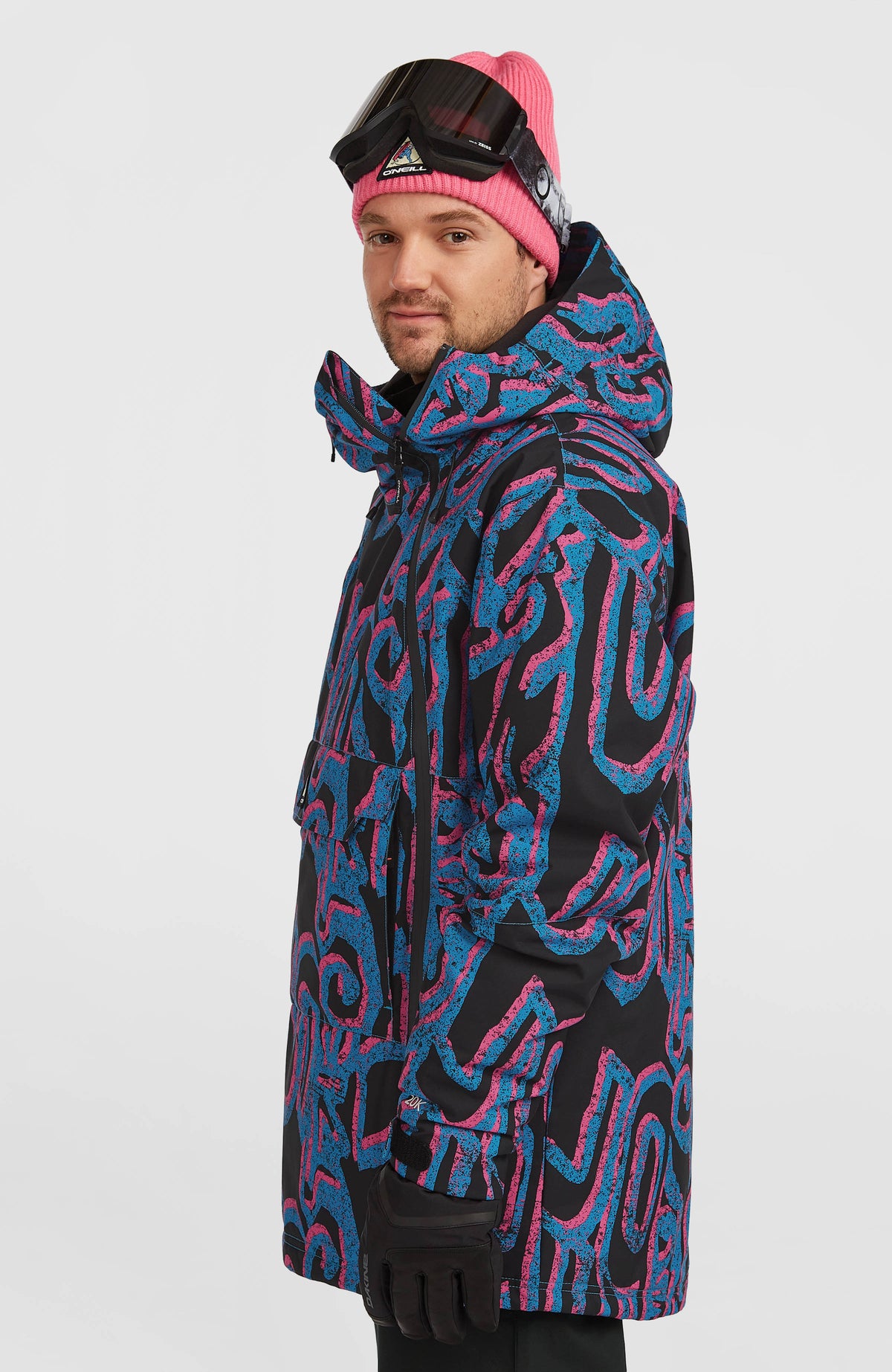 FWC'Play Asymmetric Snow Jacket | Pink Legacy